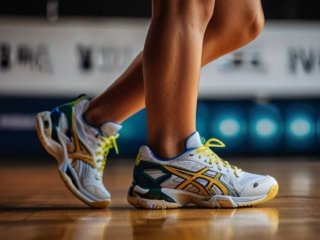 Stylish volleyball shoes explaining cushioning technology in volleyball shoes